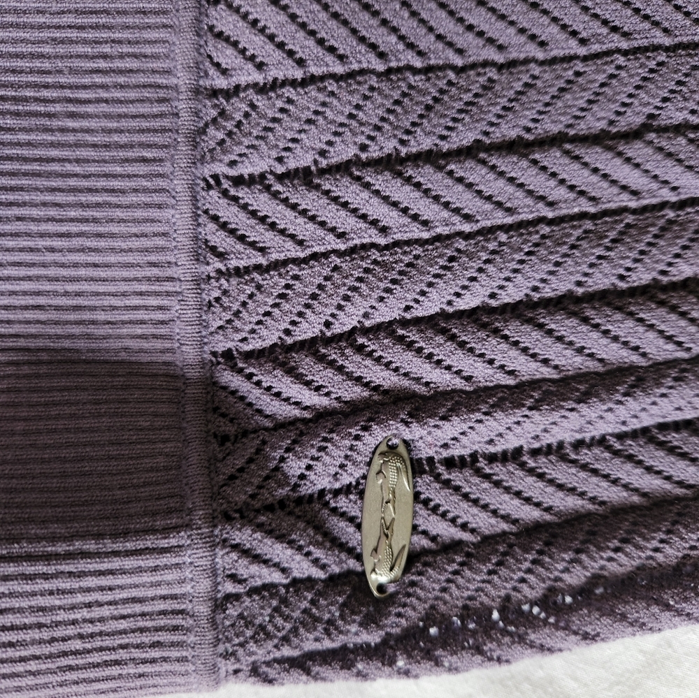 Lacoste Purple Knit Dress View 6